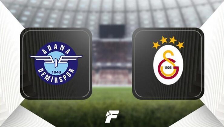 Adana Demirspor-Galatasaray maçı öncesi son dakika