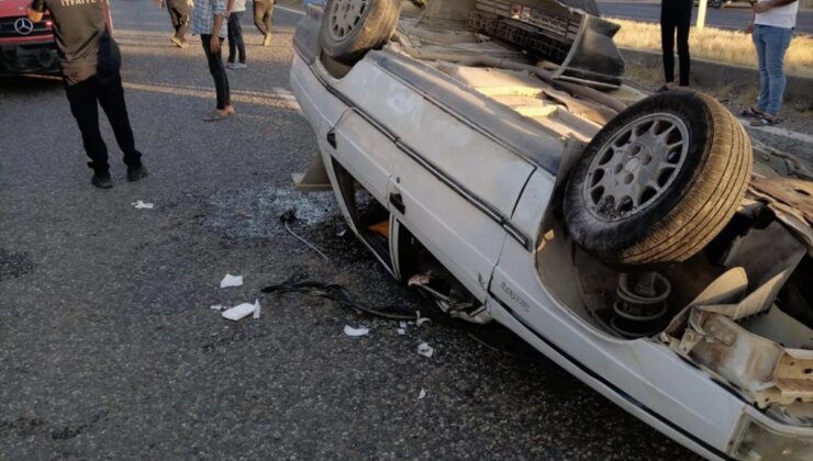 Adıyaman’da Otomobil Devrildi: 2 Kişi Yaralandı