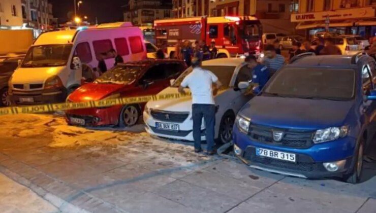 Ankara’da bir kişi babasının otomobilini kundakladı