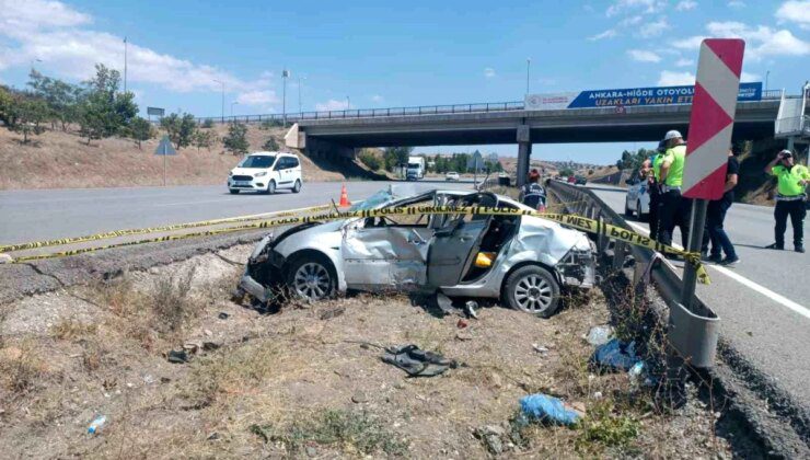 Ankara’da Kontrolden Çıkan Otomobil Takla Attı: 1 Ölü, 3 Yaralı