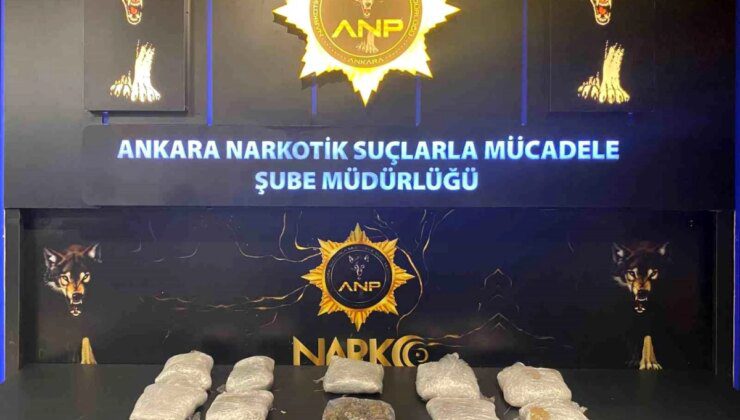 Ankara’da NARKOGÜÇ Operasyonunda 10 Kilogram 600 Gram Esrar Ele Geçirildi