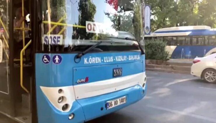 Ankara’da özel halk otobüsünde ücretiz biniş kartı tartışması