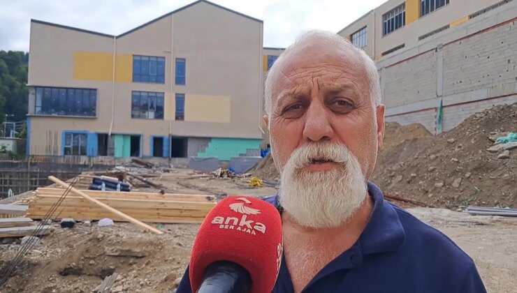 Artvin’de okul inşaatının yanına spor müdürlüğü binası tepki çekti