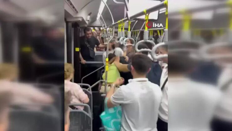 Beylikdüzü metrobüste yer verme tartışması ‘yumruklu’ kavgaya dönüştü