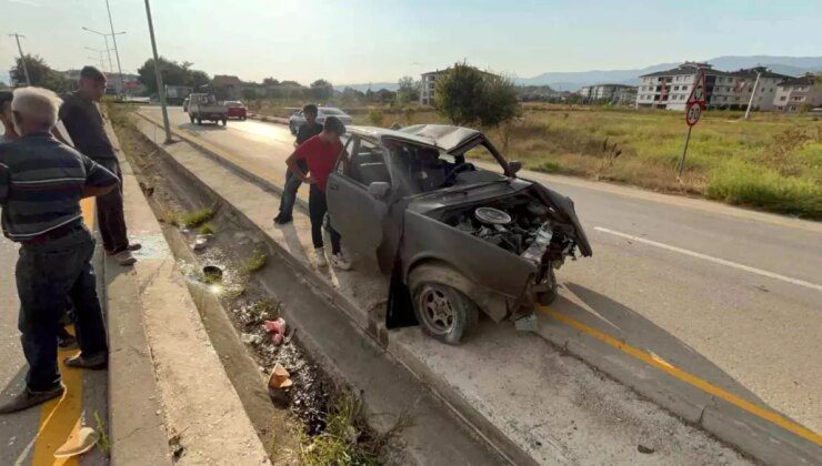 Bolu’da 15 Yaşındaki Çocuk Sürücü Hurdaya Dönen Otomobilden Burnu Bile Kanamadan Çıktı