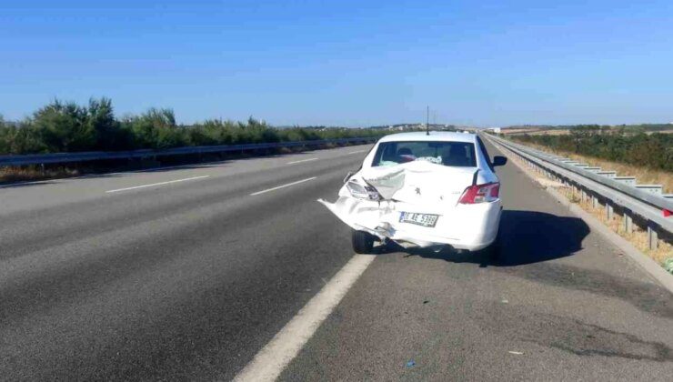 Bursa’da otomobiller çarpıştı: 2’si çocuk 4 yaralı