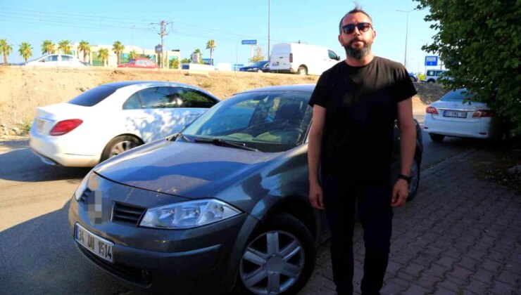 Denizli’de Çalınan Otomobil Antalya’da Bulundu