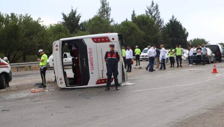 Denizli’de düğün konvoyunda kaza: 1’i ağır, 26 yaralı