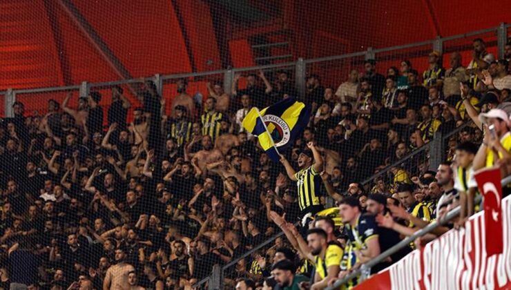 Fenerbahçe taraftarından müthiş destek!