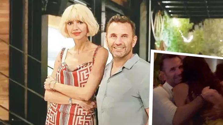 Hadise ile anılıyordu! Okan Buruk, eski eşi Nihan Akkuş ile sarmaş dolaş kutlama yaptı