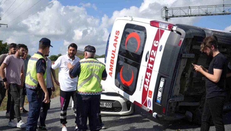 İstanbul’da Ambulans Kaza Yaptı: Ölen veya Yaralanan Yok