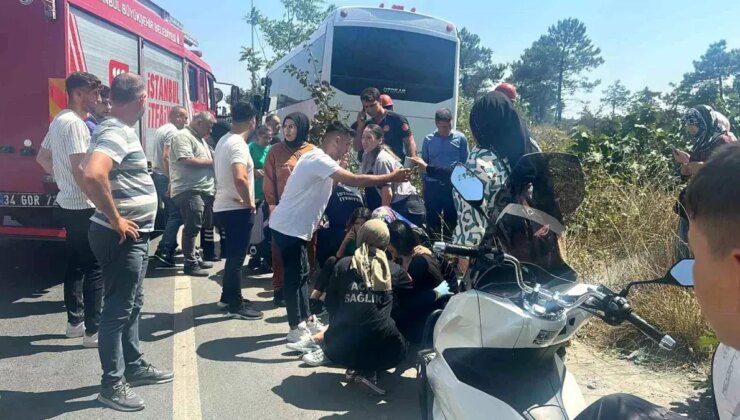 İstanbul’da işçi servisi kaza yaptı, 5 işçi yaralandı