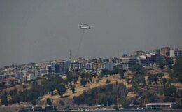 İzmir’deki Orman Yangınında Alevler Bayraklı İlçesine Ulaştı