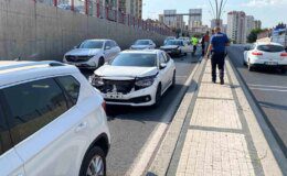 Kayseri’de zincirleme trafik kazası: 1 yaralı