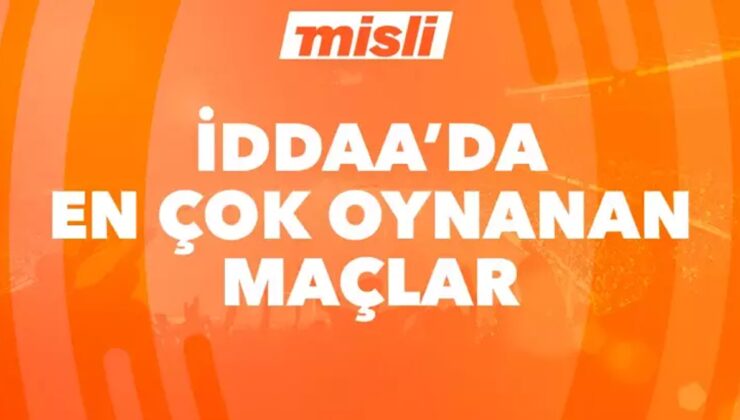 Misli’de günün en çok Oynanan Maçları