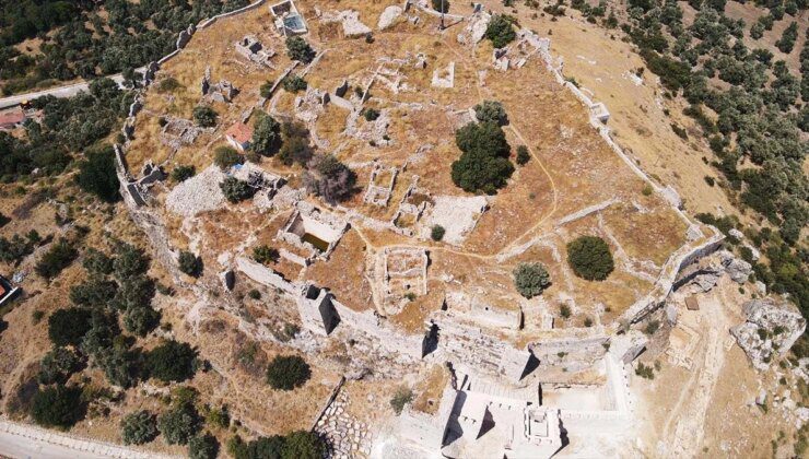 Muğla’da Beçin Antik Kenti’nde Menteşeoğulları Beyliği dönemine ait sarnıç bulundu