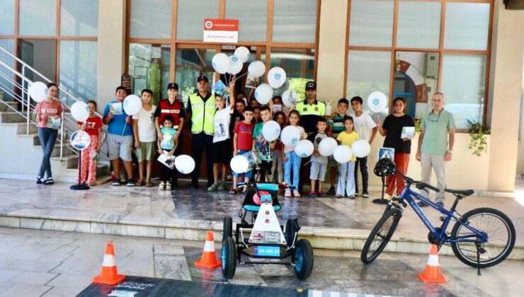 Muğla’da Kur’an Kursu Öğrencilerine Trafik Eğitimi Verildi