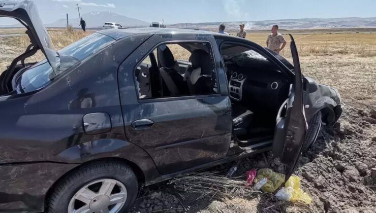 Muş’ta tarlaya devrilen otomobilin sürücüsü hayatını kaybetti