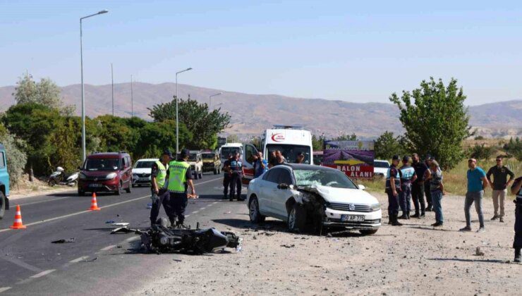 Nevşehir’de Otomobil ile Motosiklet Kaza Yaptı, 1 Kişi Hayatını Kaybetti