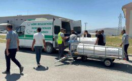 Polatlı’da meydana gelen trafik kazasında hayatını kaybedenler Ağrı’ya getirildi