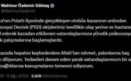 Polatlı’daki Otobüs Kazası Sonrası Psikososyal Destek Çalışmaları Başladı