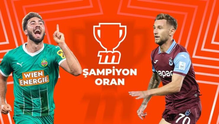 Rapid Wien-Trabzonspor maçının en yüksek İddaa oranları Misli'de!