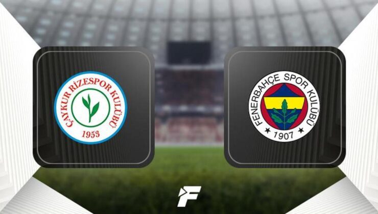 Rizespor-Fenerbahçe ne zaman, hangi kanalda? Rizespor Fenerbahçe maçı canlı yayın saat kaçta izlenebilir? İşte Muhtemel 11'ler