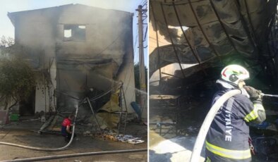 Şarjda bırakılan telefon bomba gibi patladı! Alevler fabrikayı küle çevirdi