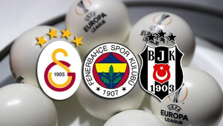 CANLI |                    UEFA Avrupa Ligi kura çekimi – Fenerbahçe, Galatasaray, Beşiktaş'ın rakipleri belli oluyor