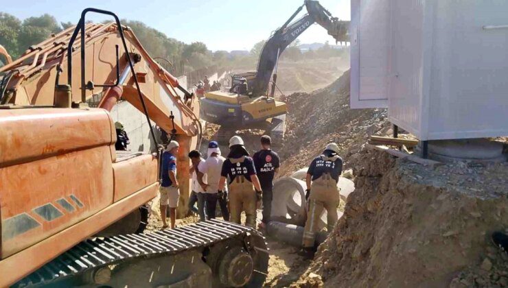 Tuzla’da meydana gelen göçükte 2 işçi hayatını kaybetti