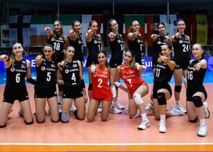 U20 Kadın Voleybol Milli Takımımız, grup lideri!