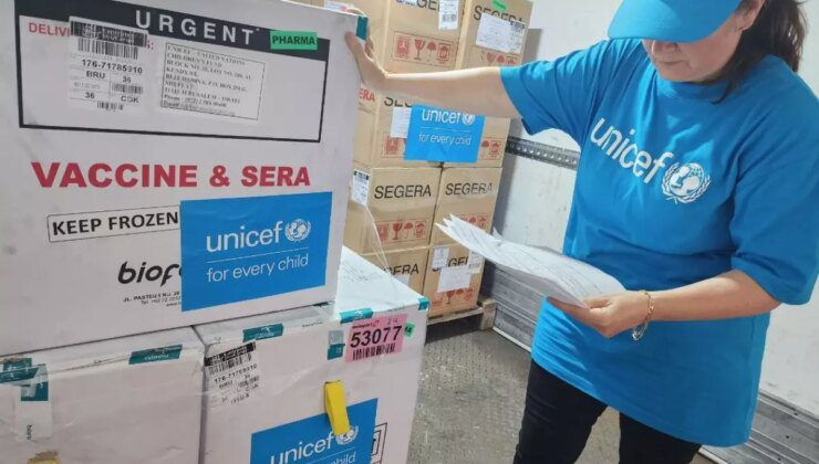 UNICEF, Gazze’ye 1.2 Milyon Doz Çocuk Felci Aşısı Gönderiyor