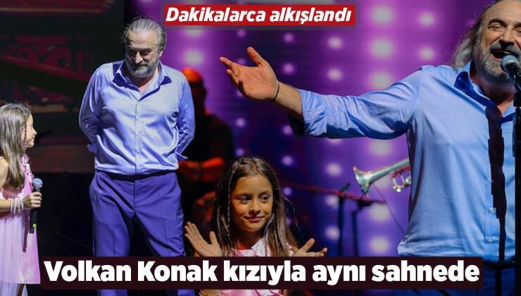 Volkan Konak kızı Derin’le aynı sahnede! Oscar ödüllü filmin şarkısını söyledi