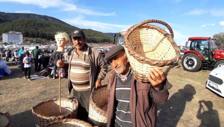 72 Yaşındaki Mehmet Koçyiğit’ten El Emeği Sepetler