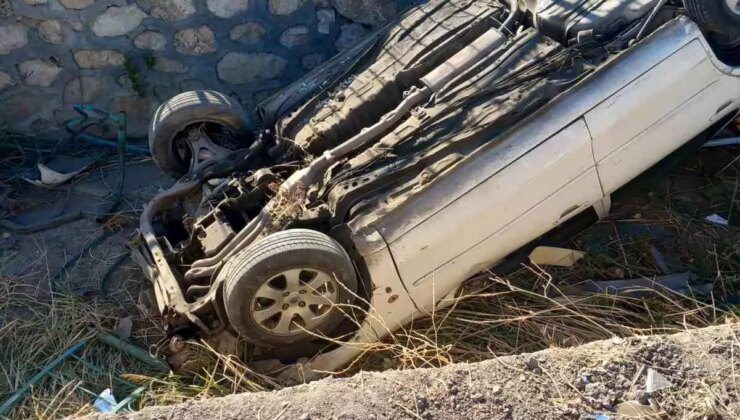 Adıyaman’da otomobil su kanalına düştü, bir kişi yaralandı