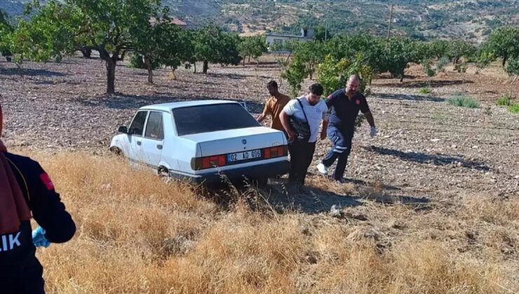 Adıyaman’da Otomobil Tarlaya Girdi, Sürücü Yaralandı