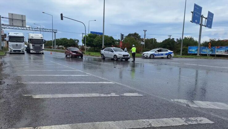 Bafra’da Otomobil Kazası: 1 Yaralı