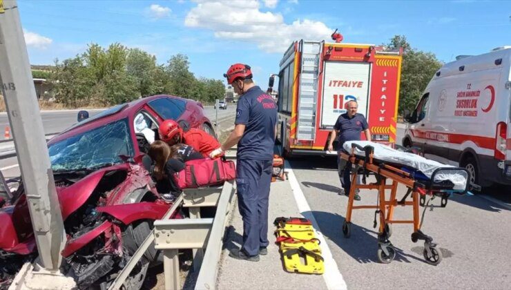 Balıkesir’de kaza: 1 ölü, 2 yaralı