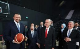 Basketbol Gelişim Merkezi’nde ilk basket Başkan Erdoğan’dan!