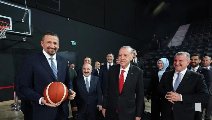 Basketbol Gelişim Merkezi’nde ilk basket Başkan Erdoğan’dan!