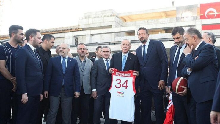 Basketbol Gelişim Merkezi’nin açılışı Başkan Erdoğan’dan