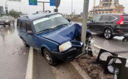 Bursa’da Yağmur Sebebiyle Trafik Kazası: 1 Yaralı