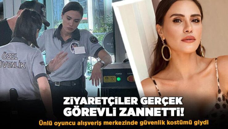 Eğlenceli anlar! Alışveriş merkezine gelenler gerçek görevli zannetti!