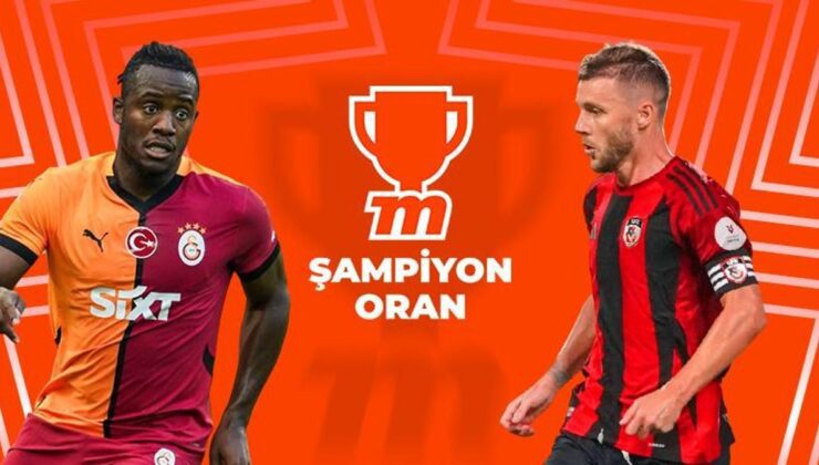 Galatasaray-Gaziantep FK maçının en yüksek iddaa oranları Misli'de!