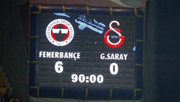 Galatasaray'a 6-0 göndermesi: Unutmamız mümkün değil