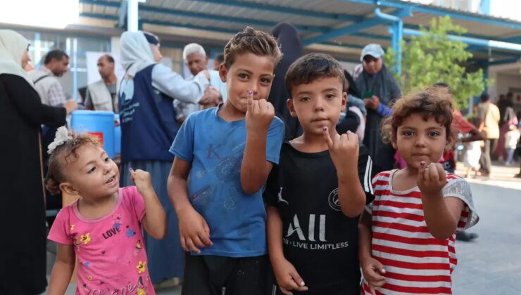 Gazze’de çocuk felci aşılama kampanyası tamamlandı