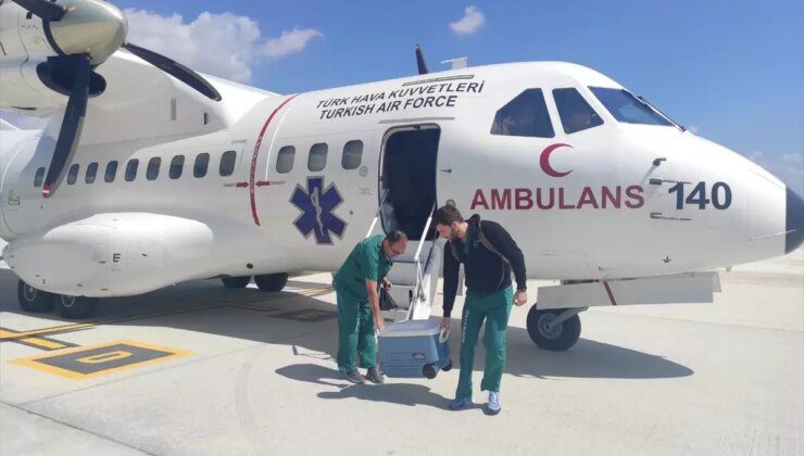 Hava Kuvvetleri Ambulans Uçağıyla Kalp Nakli Başarıyla Gerçekleştirildi