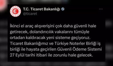 İkinci El Araç Satışında Güvenli Ödeme Sistemi Zorunlu Hale Geliyor