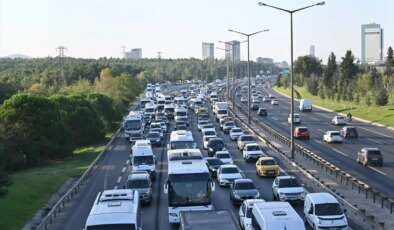 İstanbul’da Trafik Yoğunluğu Artıyor