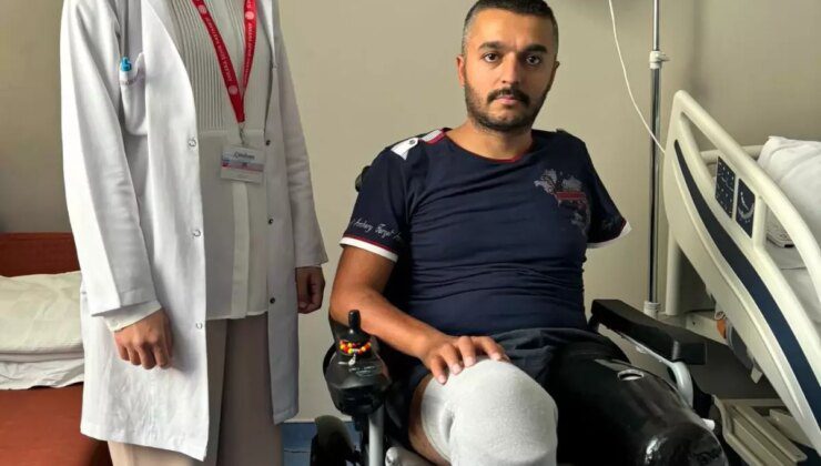 Kahramanmaraş Depreminin İzlerini Silen Hamza Kızıl, Protez Bacaklarıyla İlk Adımlarını Attı